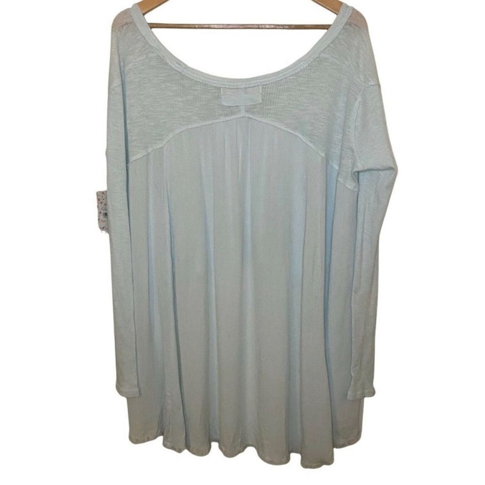 Free people TT special tee size XS in color bleached blue NWT - Picture 6 of 8